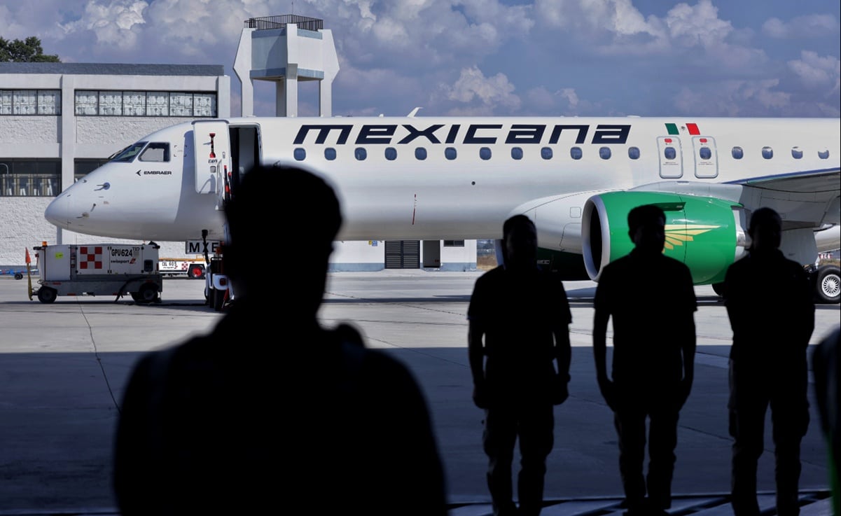 “Así es el nuevo avión de Mexicana de Aviación que aterriza en el AIFA”